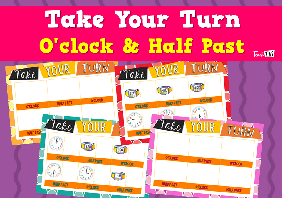 Take Your Turn - O'clock & Half Past