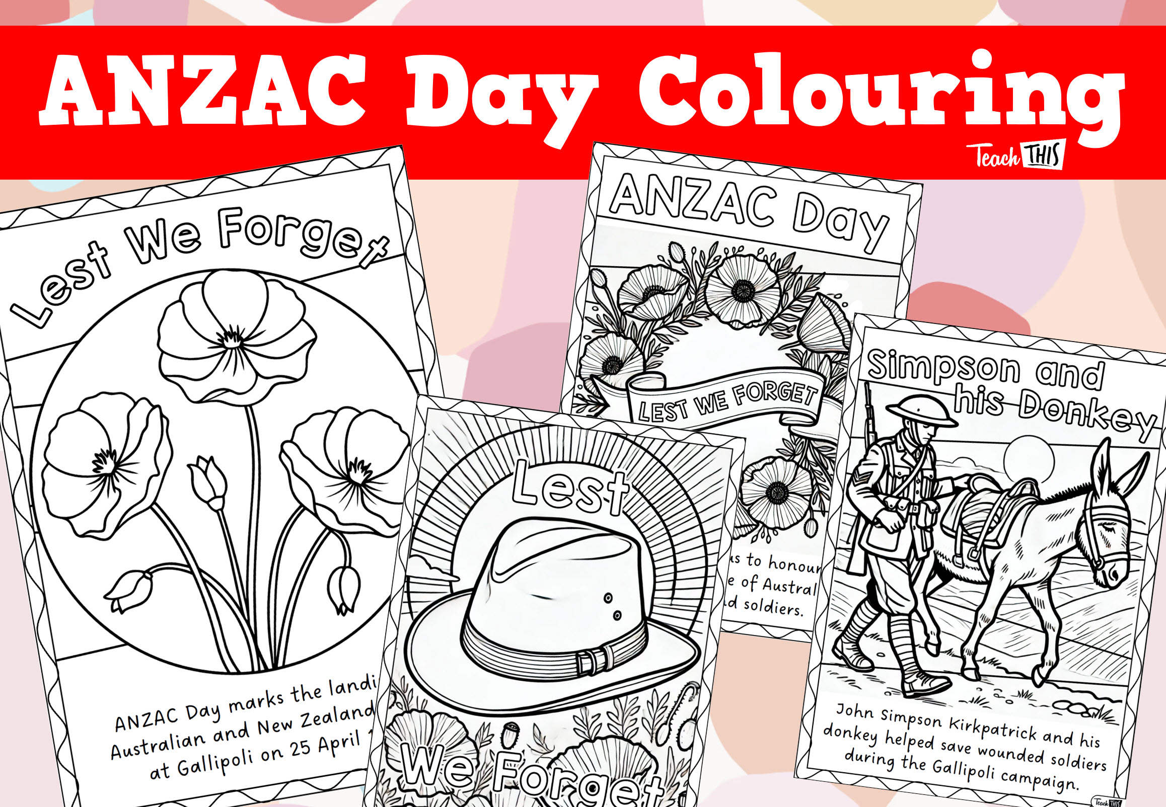 ANZAC Day Colouring
