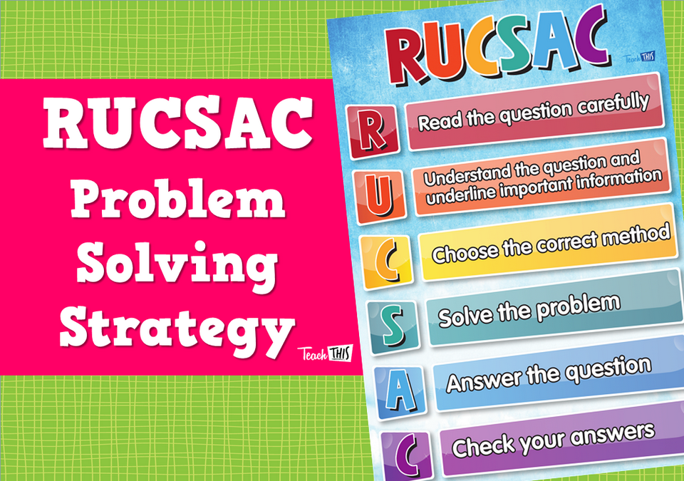 RUCSAC - Problem Solving Strategy