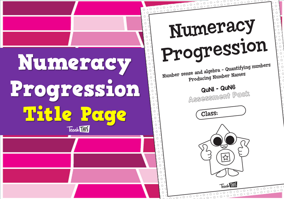 Title Page - Numeracy Progression