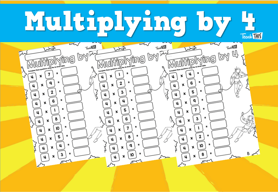 Multiplying by 4