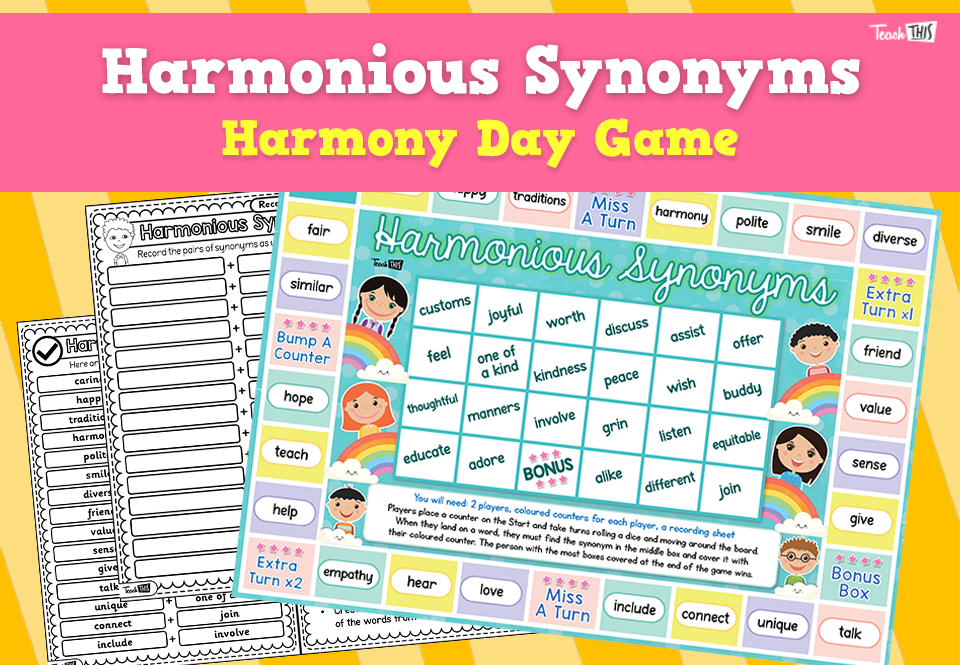 Harmonious Synonyms - Game