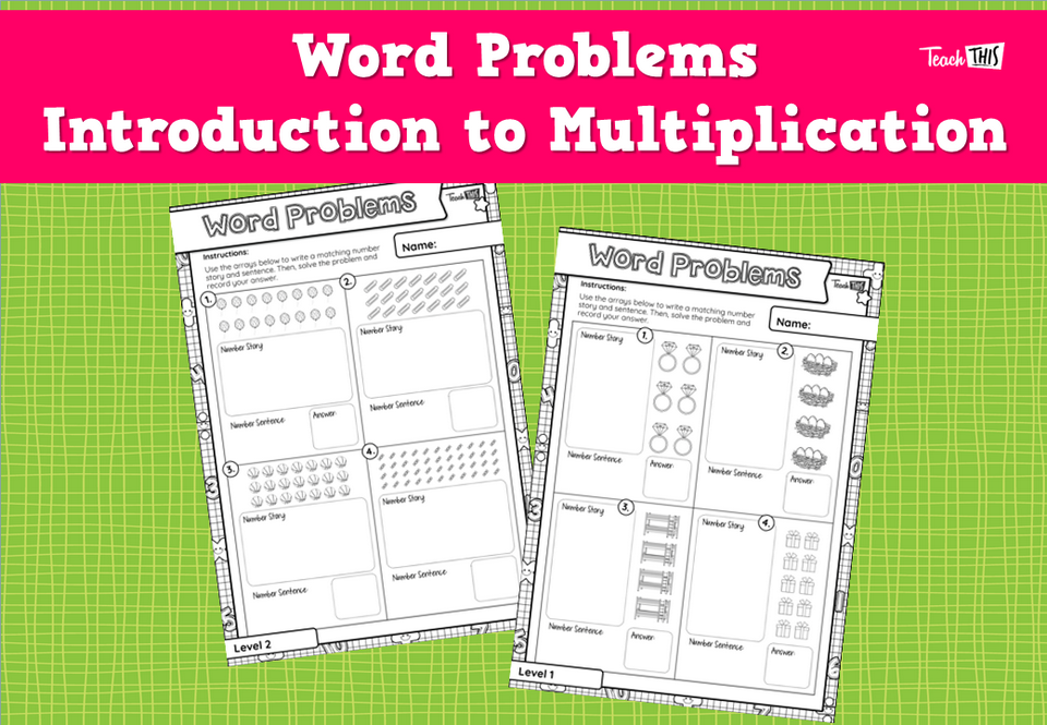Word Problems- Introduction to Multiplication
