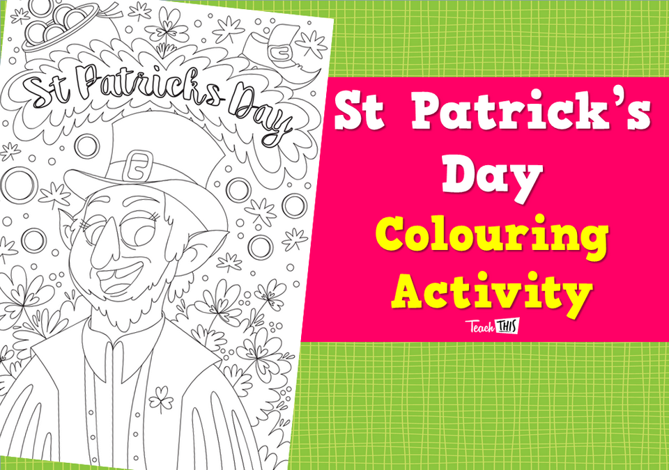 St Patrick's Day - Colouring Activity