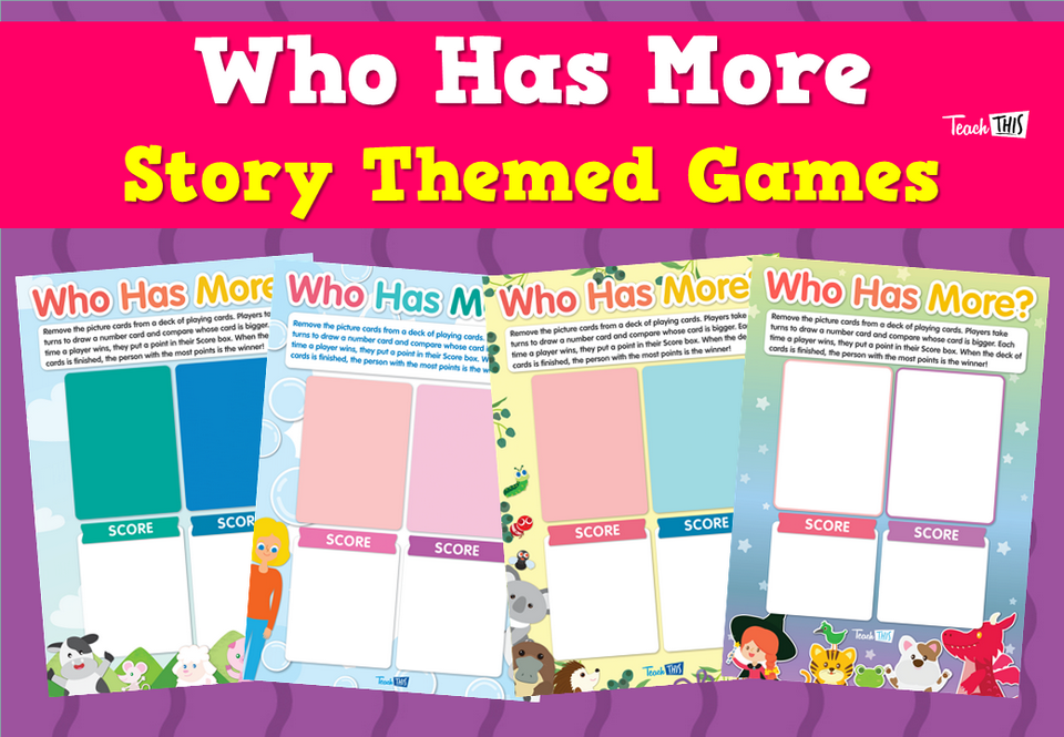 Who Has More - Story Themed Games