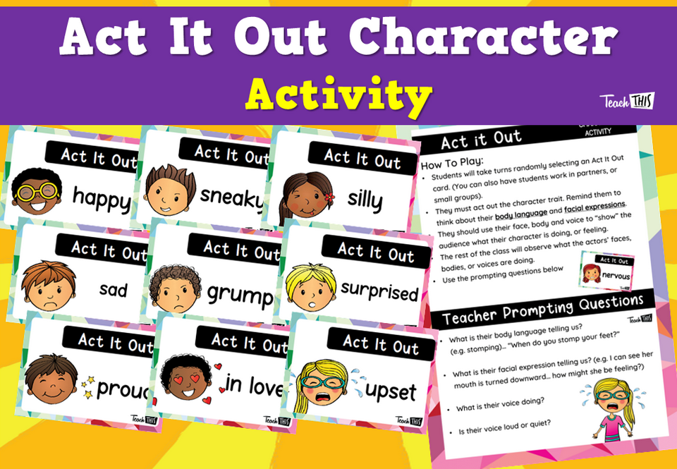 Act It Out Character Activity