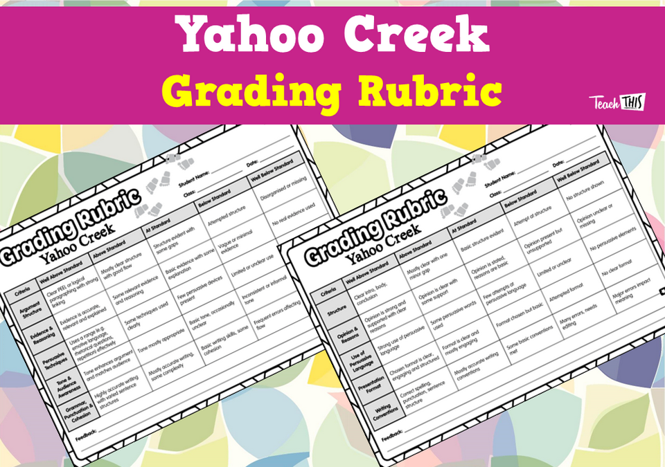 Yahoo Creek - Grading Rubric