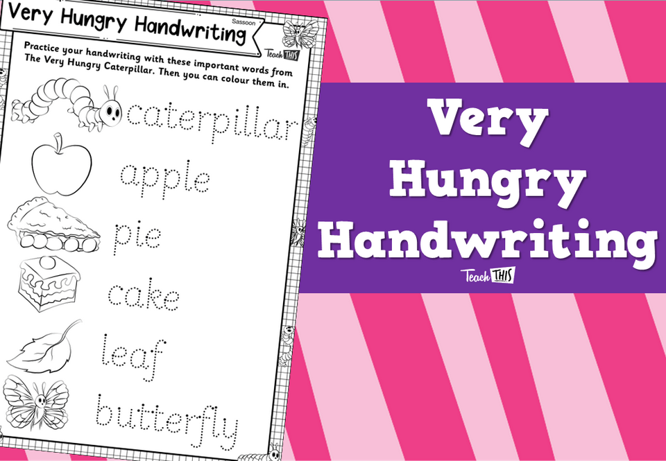 Very Hungry Handwriting