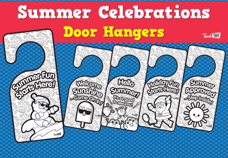 Summer Celebrations Door Hangers