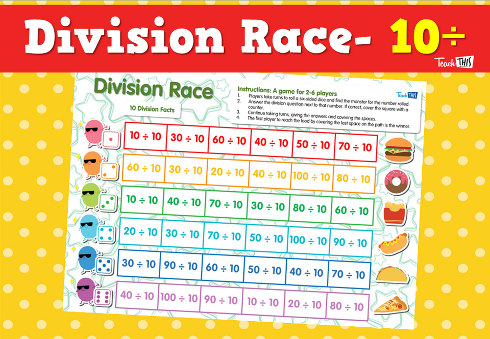 Division Race- 10÷