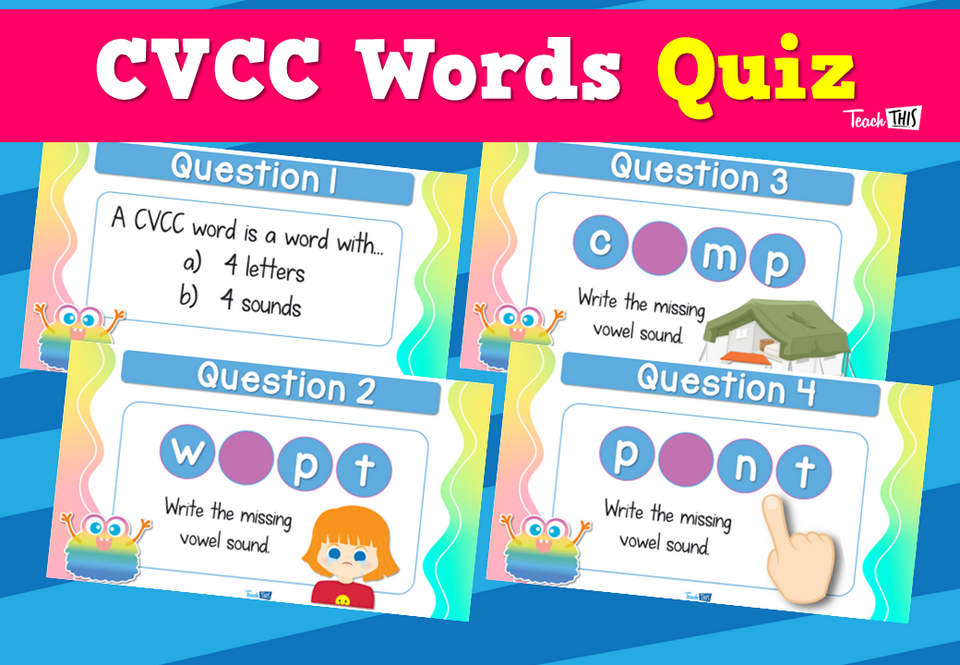 CVCC Words – Quiz