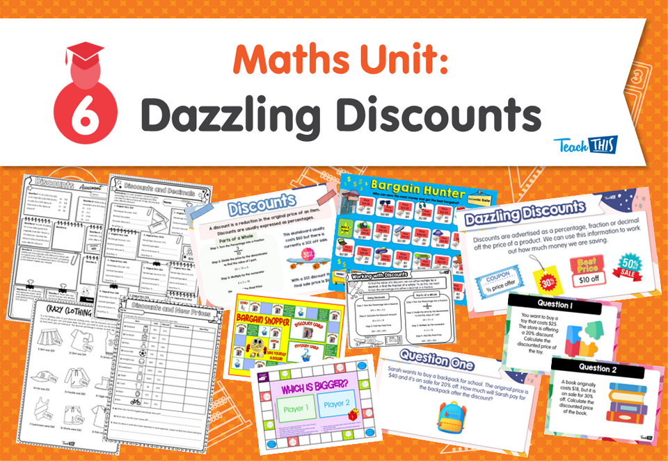 Maths Unit: Dazzling Discounts