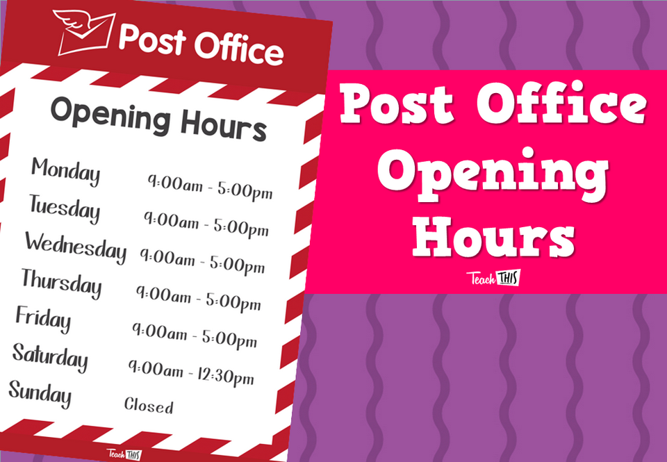 Post Office - Opening Hours