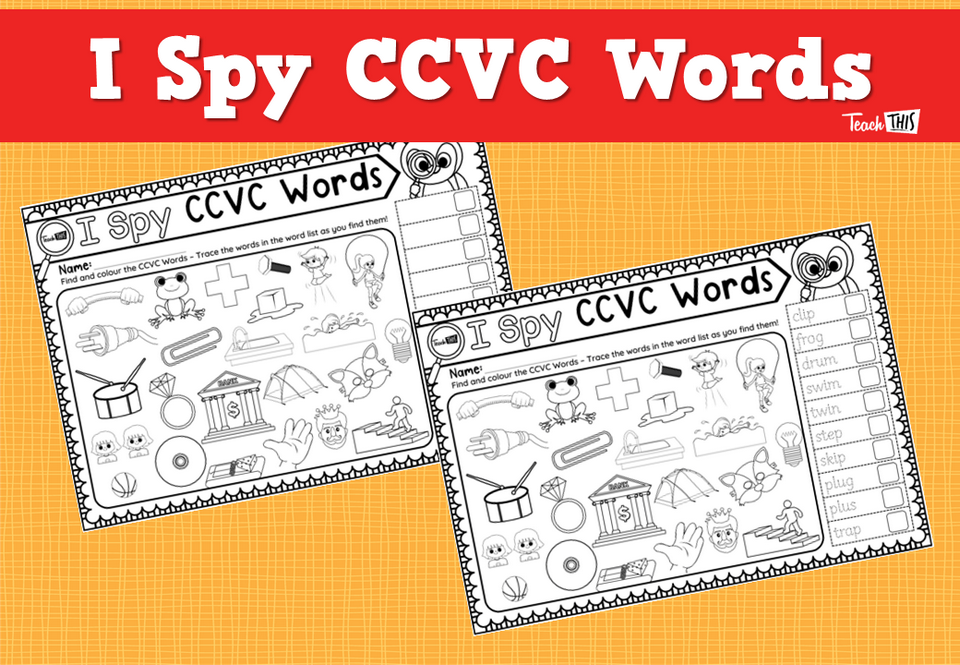 I Spy CCVC Words