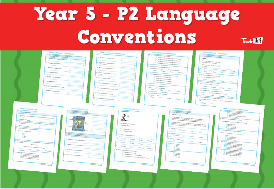 Year 5 - P2 Language Conventions