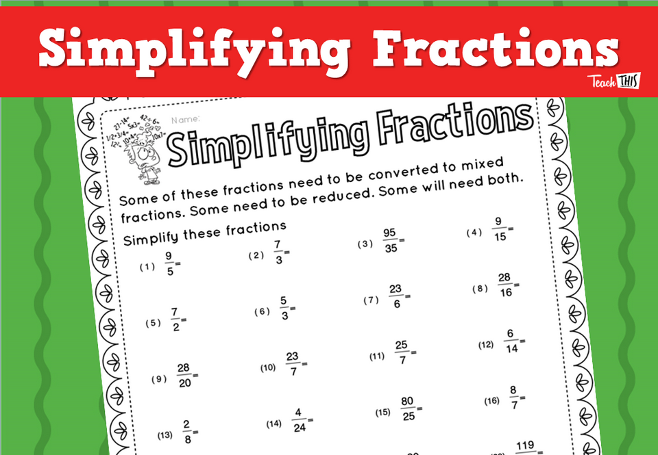 Simplifying Fractions