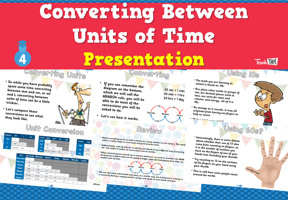 Converting Between Units of Time - Presentation