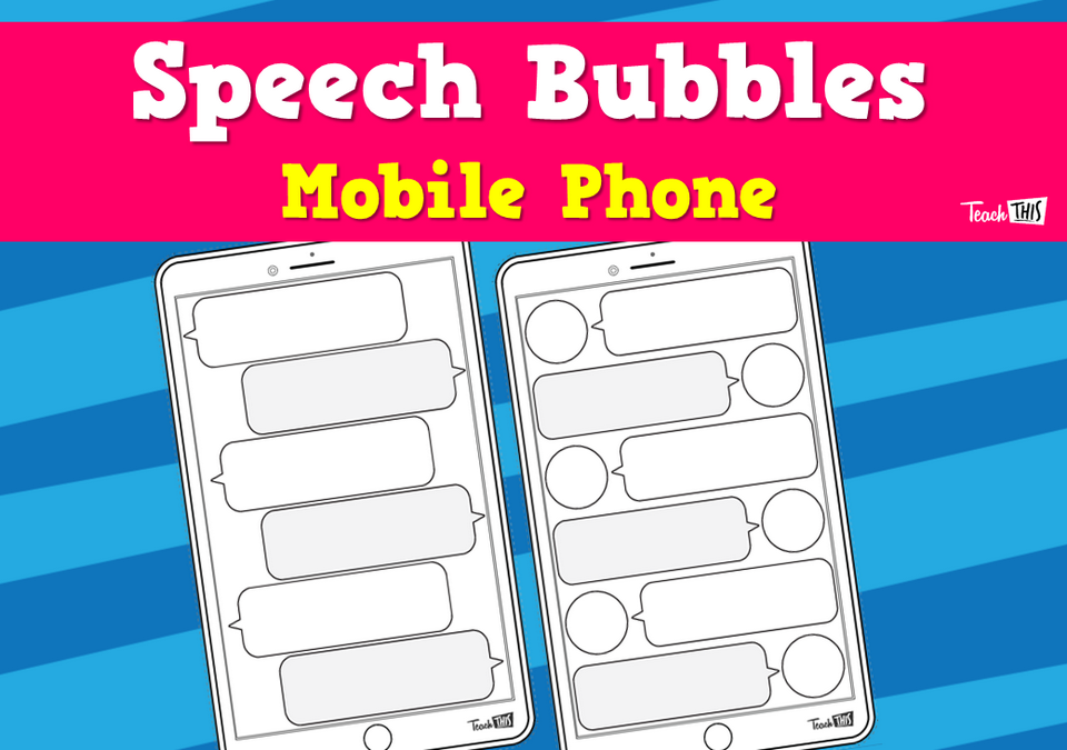 Speech Bubbles - Mobile Phone