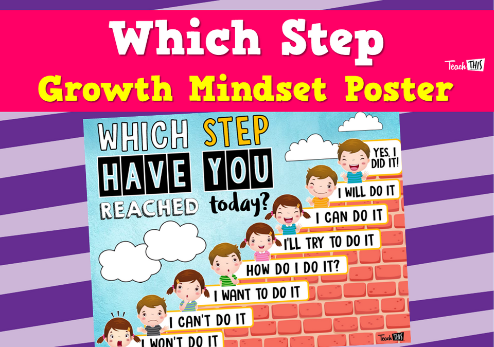 Which Step - Growth Mindset Poster