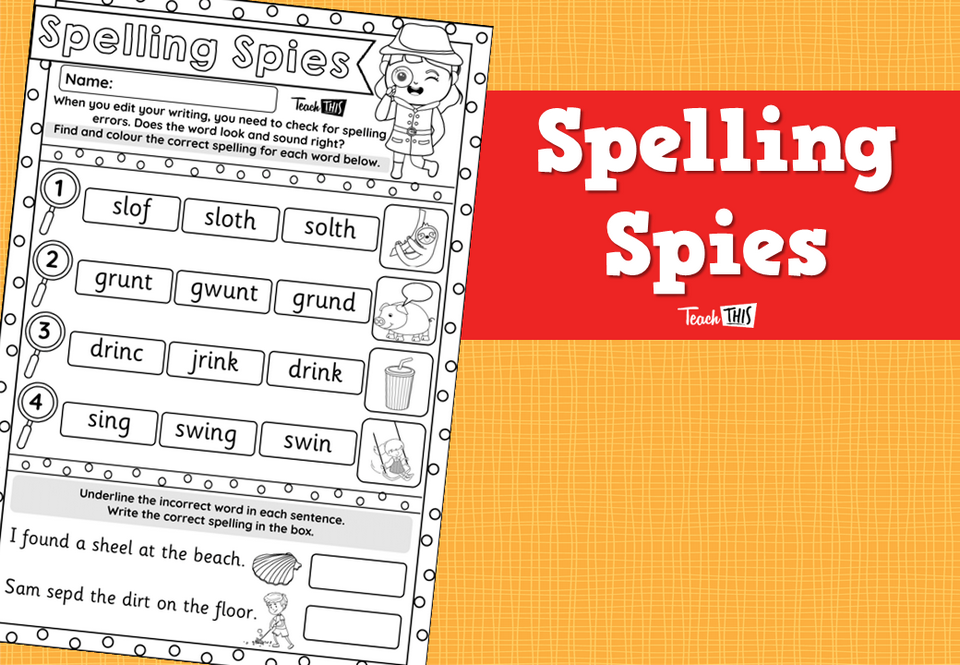 Spelling Spies