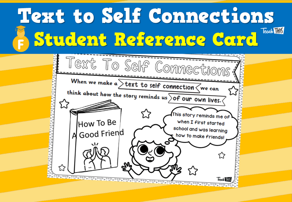 Text to Self Connections - Student Reference Card