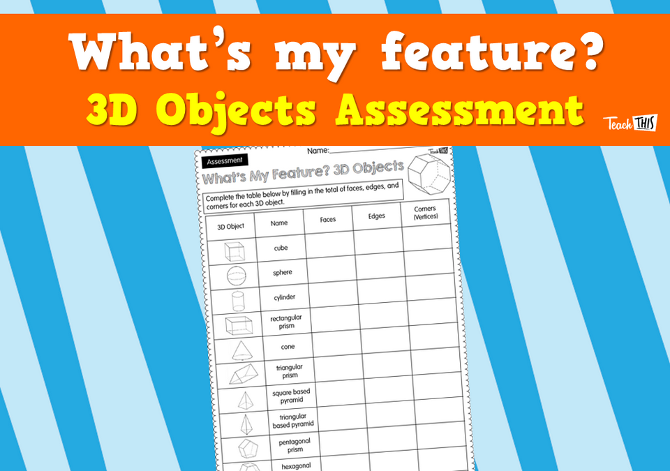 What's my feature? - 3D Object Assessment