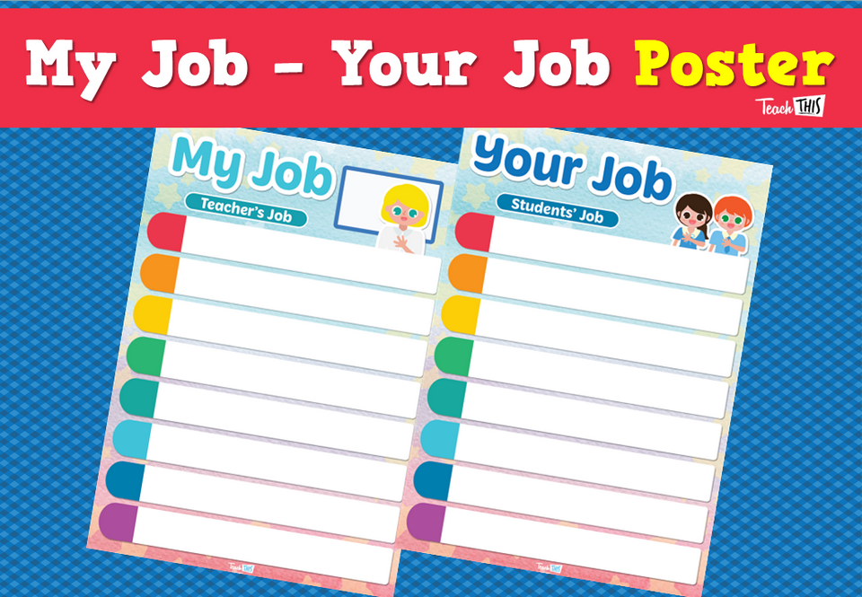 My Job - Your Job Poster