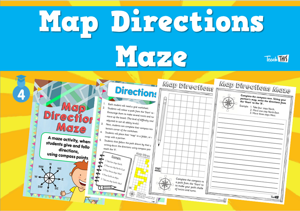 Map Directions Maze