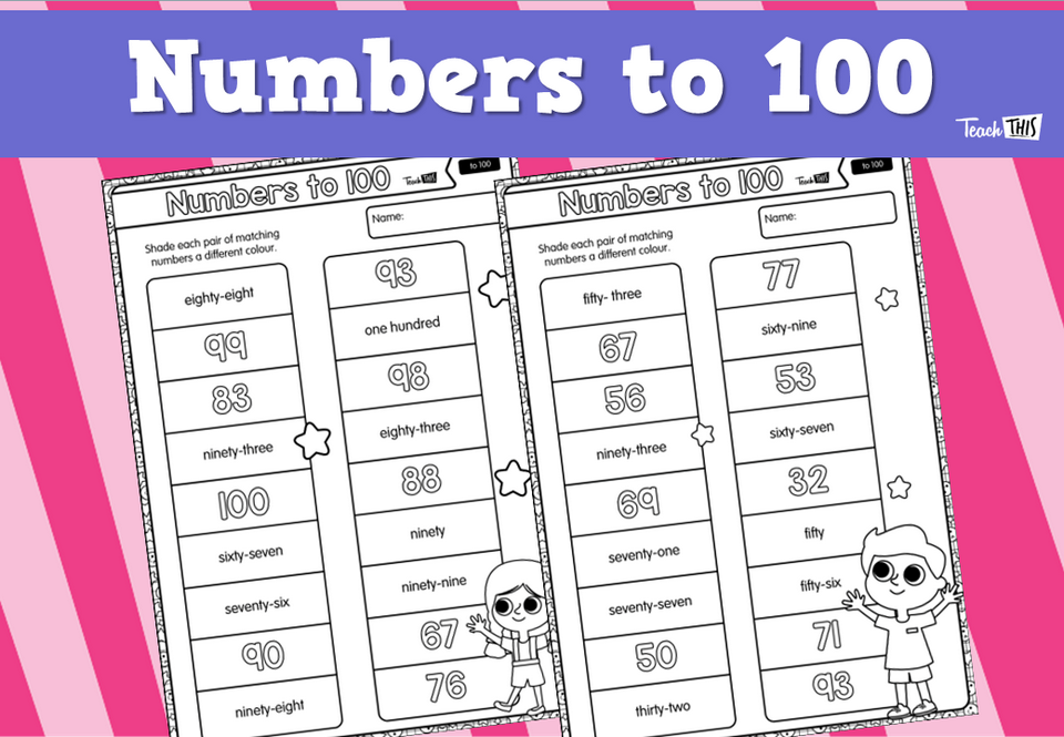 Numbers to 100