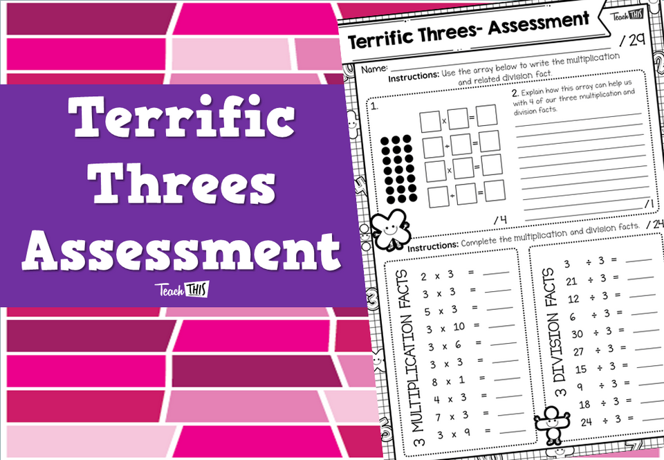 Terrific Threes Assessment
