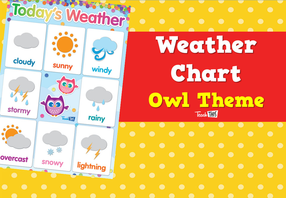 Weather Chart  - Owl Theme