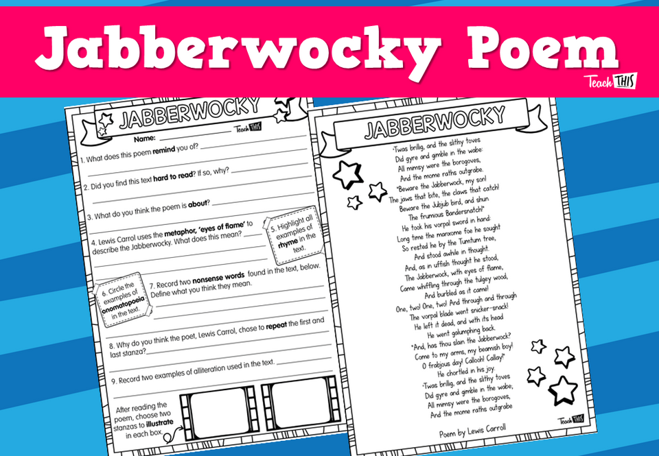 Jabberwocky Poem