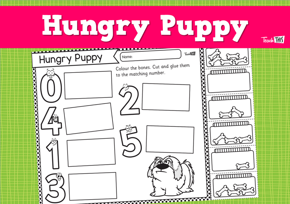 Hungry Puppy - Counting to 5