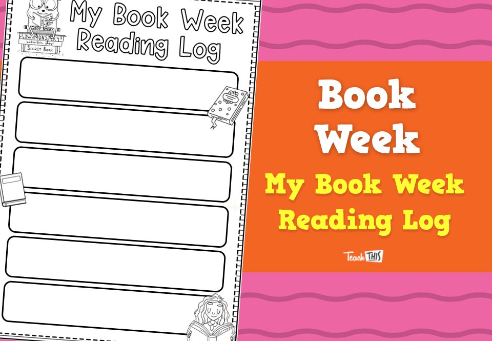 My Book Week Reading Log - Worksheet