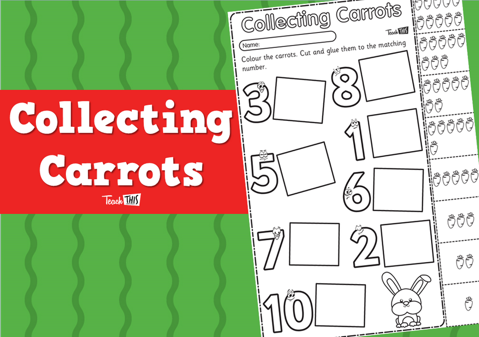 Collecting Carrots - Counting to 10
