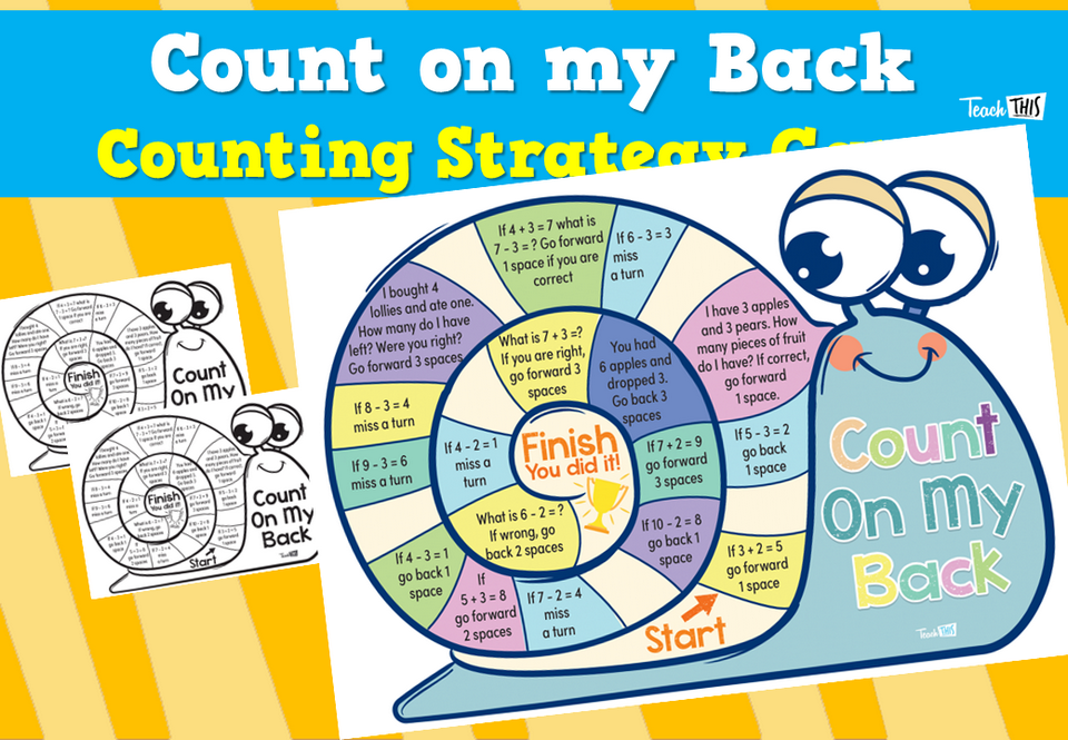 Count on my Back - Counting Strategy Game