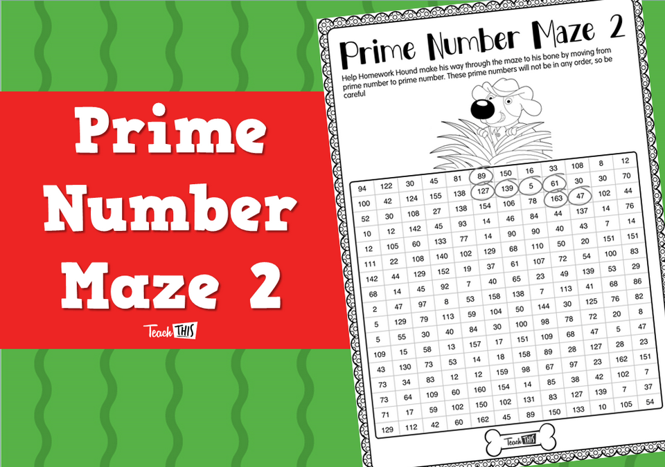 Prime Number Maze 2
