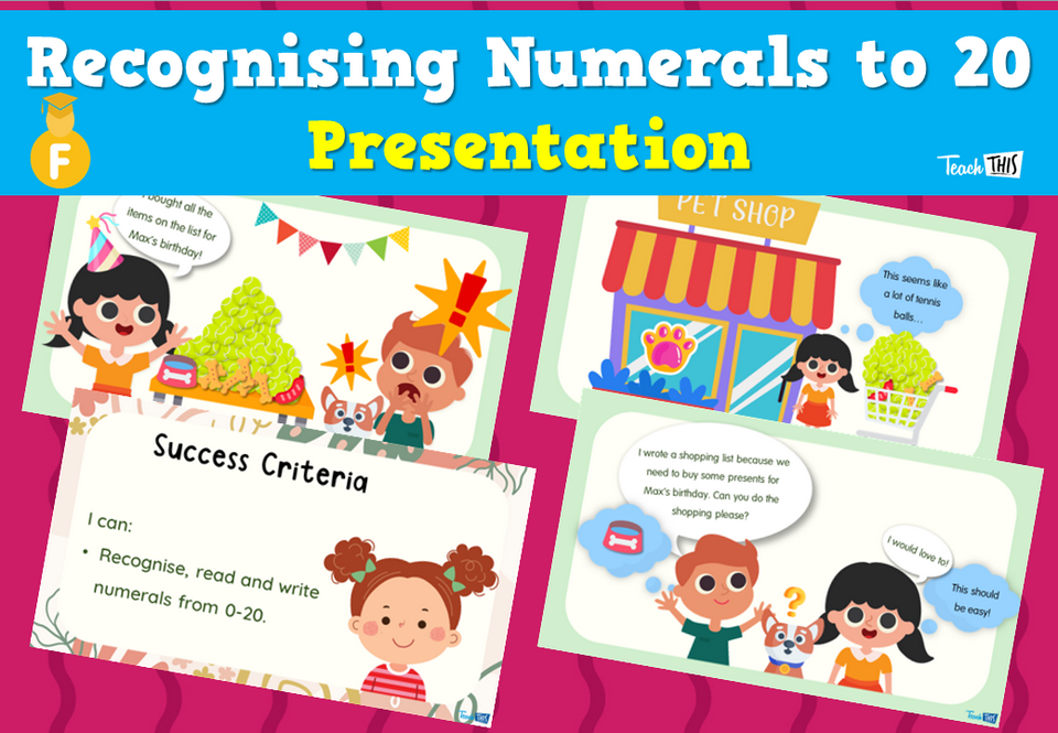 Recognising Numerals to 20 - Presentation