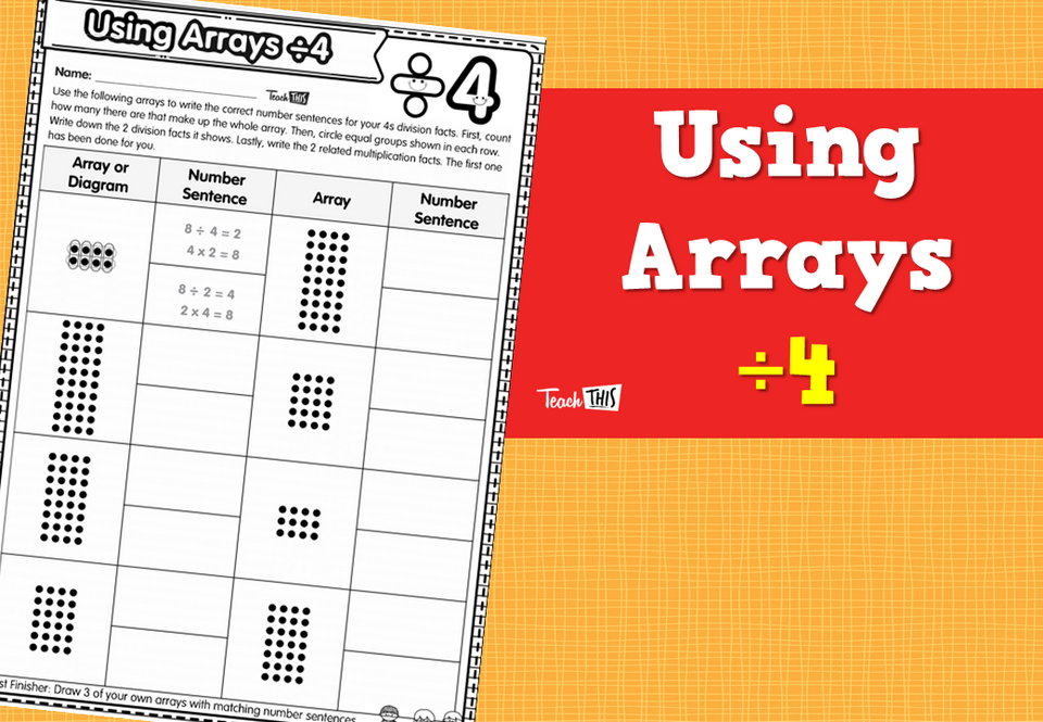 Using Arrays- 4÷