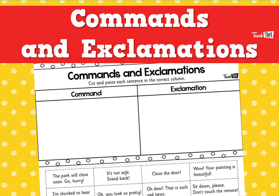 Commands and Exclamations