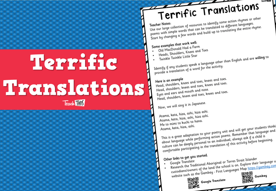 Terrific Translations