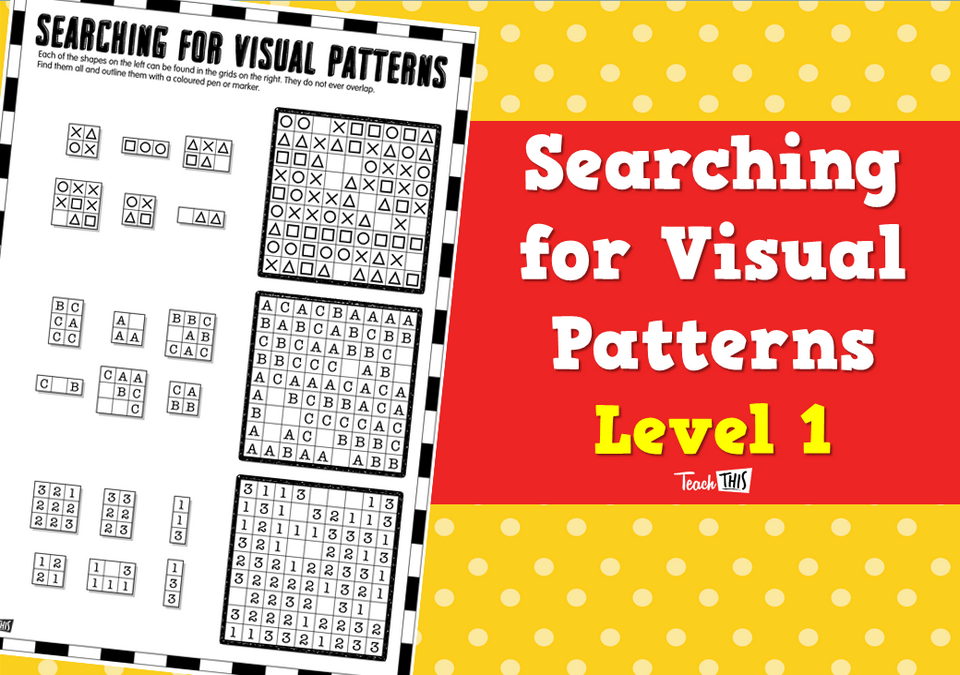Searching for Visual Patterns - Level 1