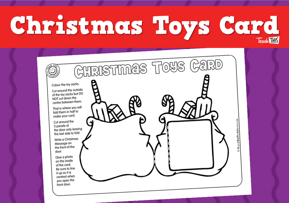 Christmas Toys Card