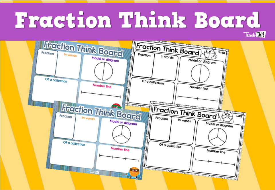 Fraction Think Board