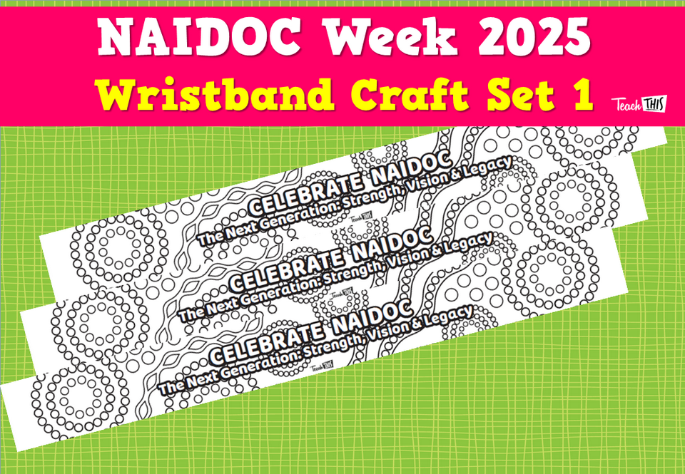 NAIDOC Week 2025 - Wristband Craft Set 1