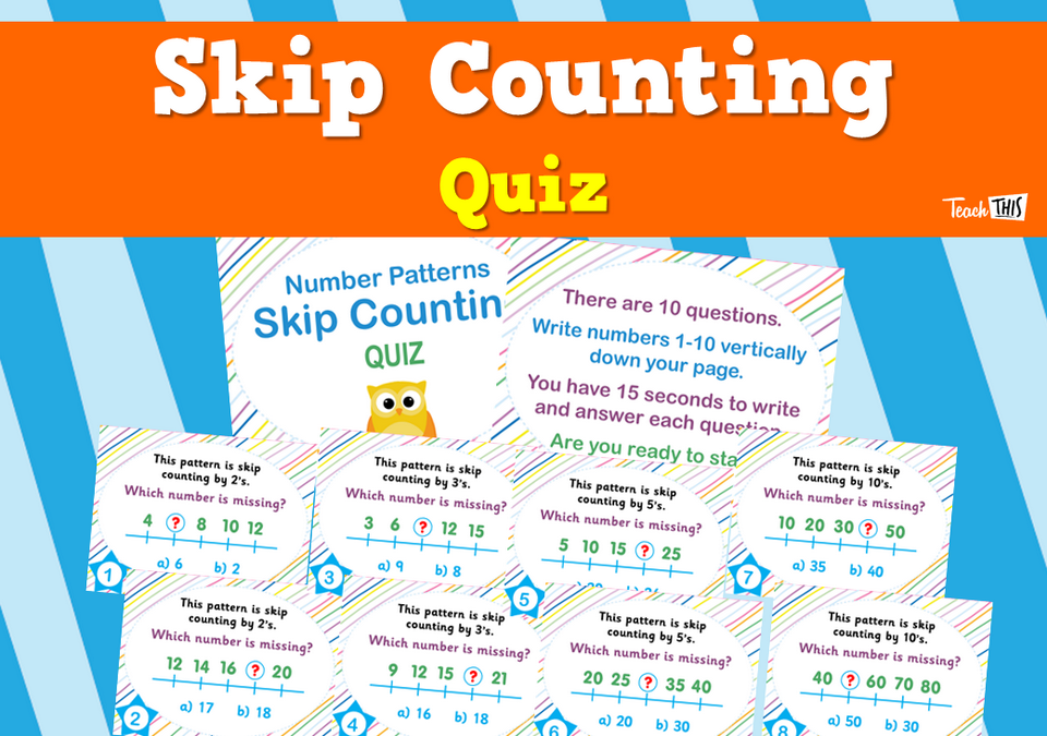 Skip Counting -Quiz