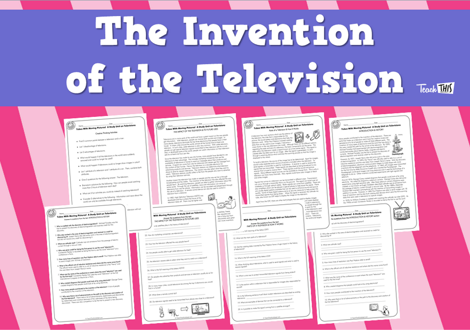 The Invention of the Television (10pg)