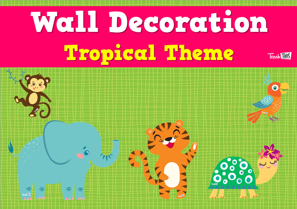 Wall Decoration - Tropical Theme