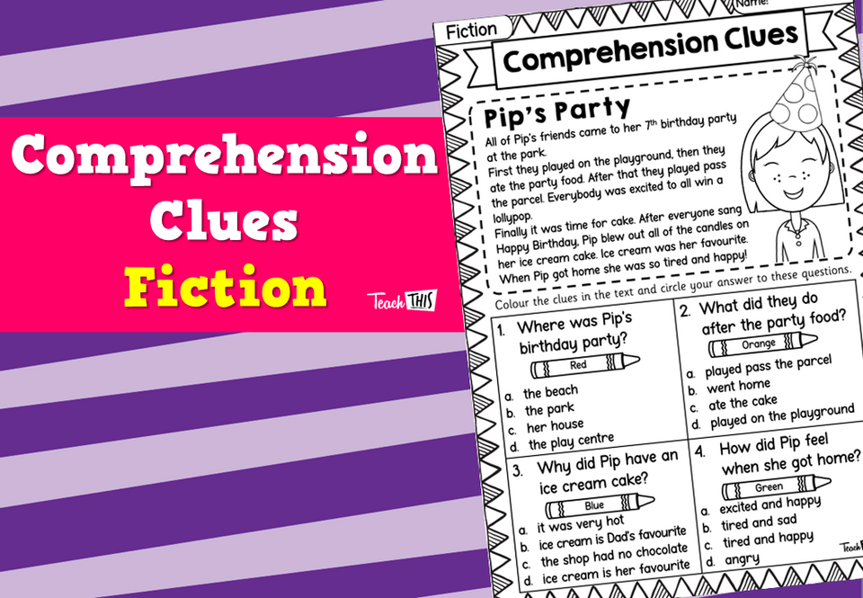 Comprehension Clues - Fiction