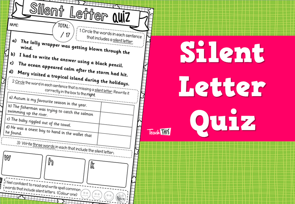 Silent Letter Quiz